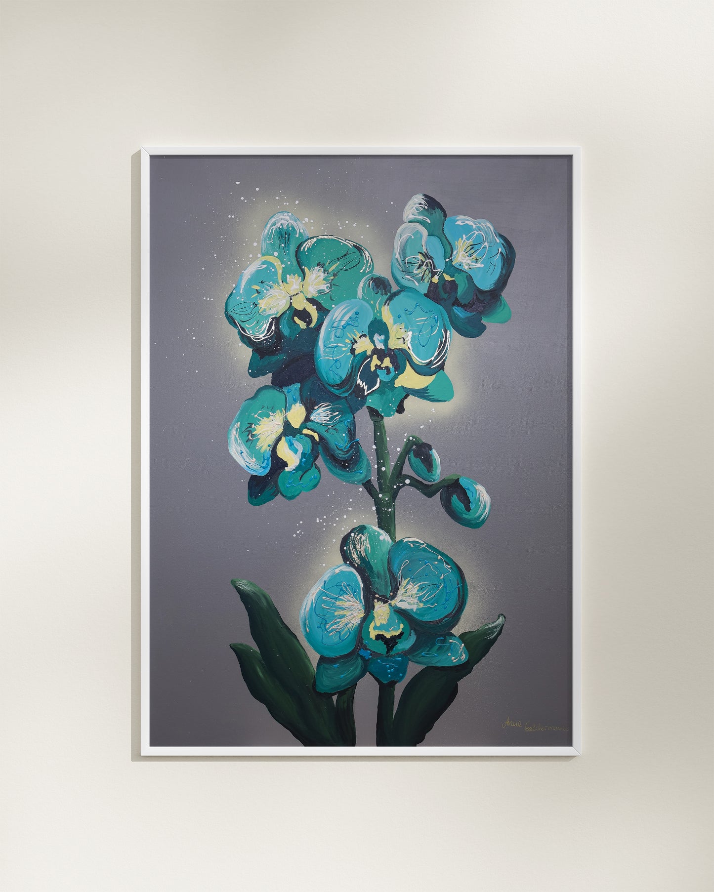 Aqua Orchid | Fine Art Print
