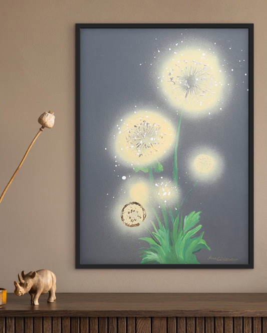 Ivory Dandelion | Fine Art Print