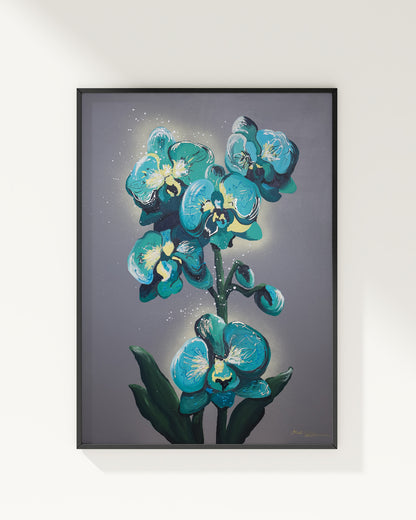 Aqua Orchid | Fine Art Print