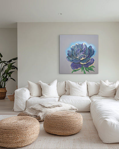 Blue Peony