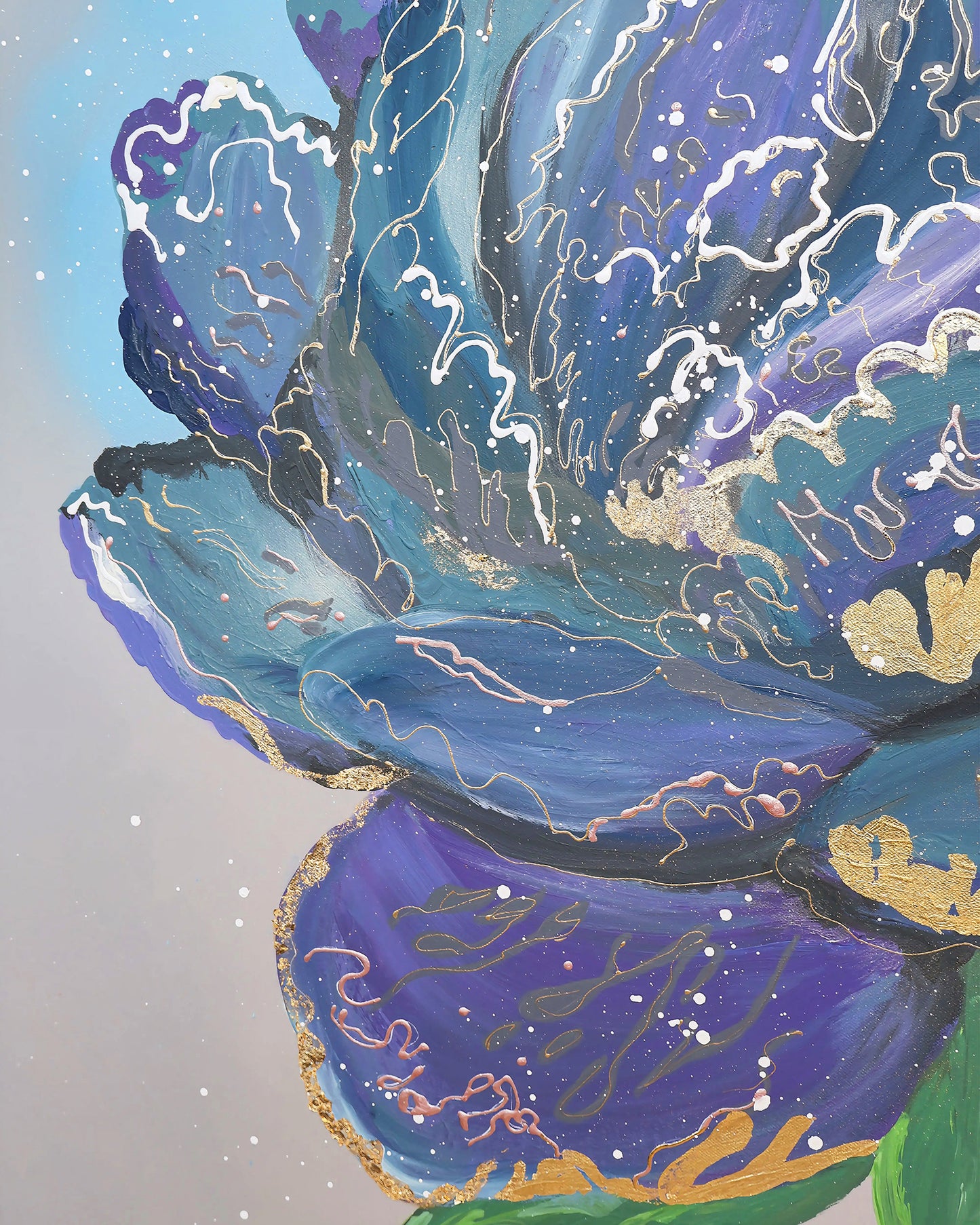 Blue Peony