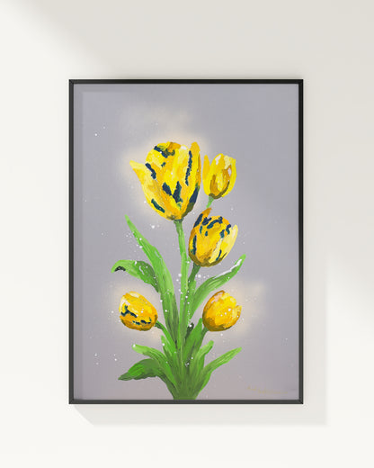 Golden Tulips | Fine Art Print