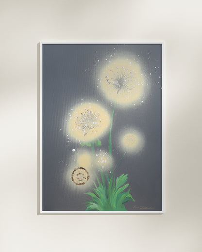 Ivory Dandelion | Fine Art Print