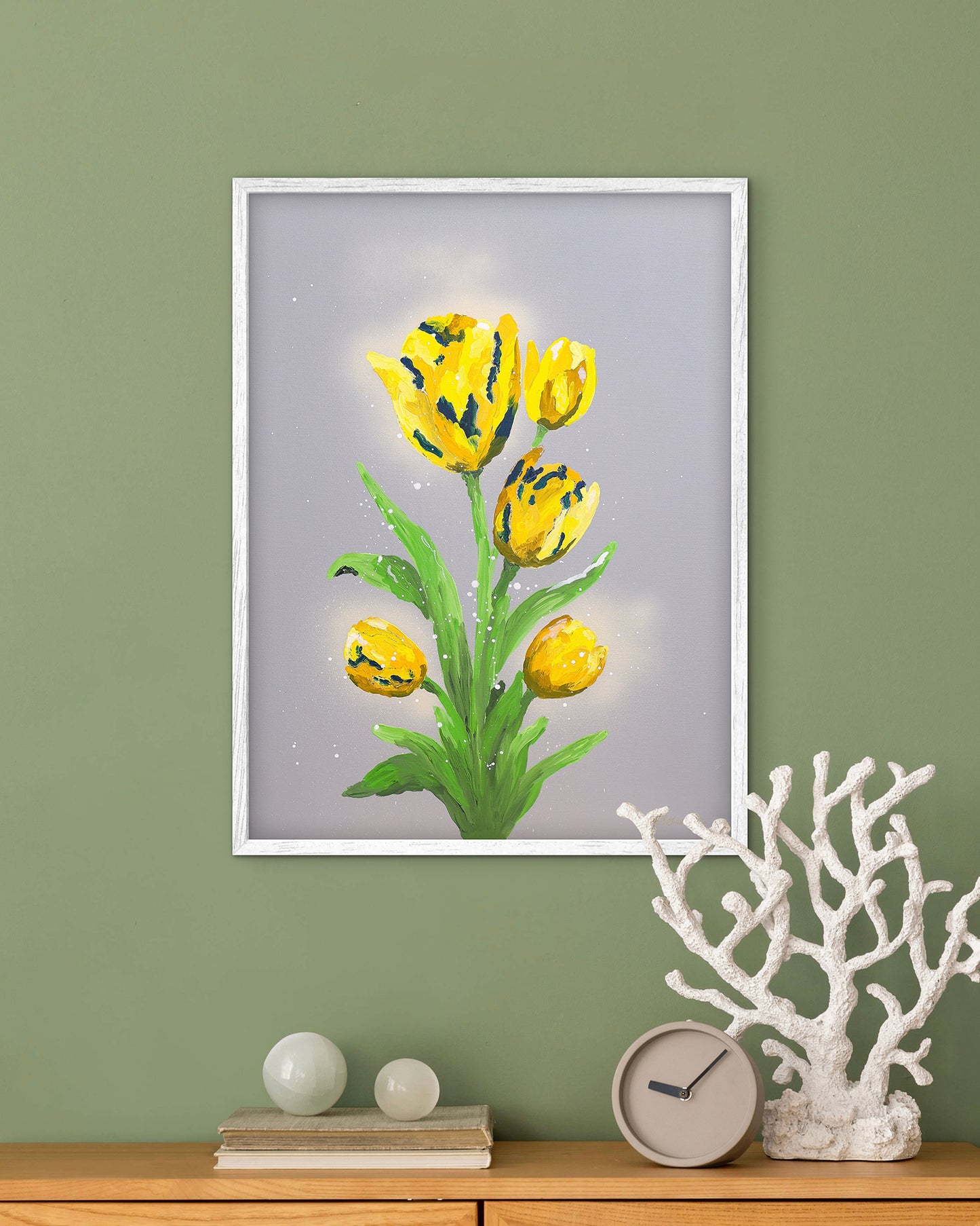 Golden Tulips | Fine Art Print